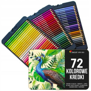 Zestaw Kredek Ołowkowych 72 Kolory