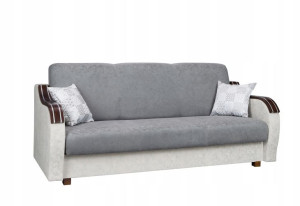 Wersalka Moskwa rozkładana sofa łóżko drewno MO1