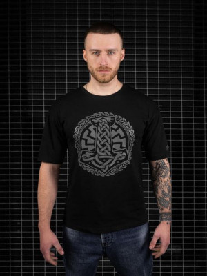 Męski T-shirt Thor czarny XL