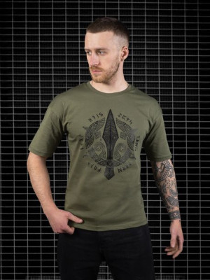 T-shirt męski "Gurnir" khaki XL