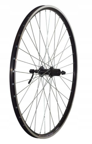 Koło 28'' tył kaseta CenterL QR O-czarna/P-czarna