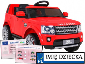 auto na akumulator LAND ROVER Discovery AUTO NA PILOT melodyjki