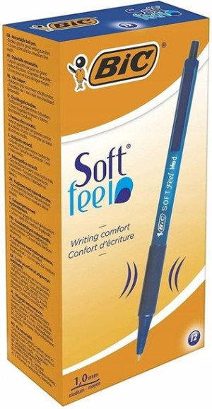 Długopis BIC Soft Feel niebieski 12 szt.