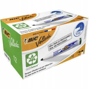 Marker do tablic BIC Velleda 1701 zielonyokr.12szt