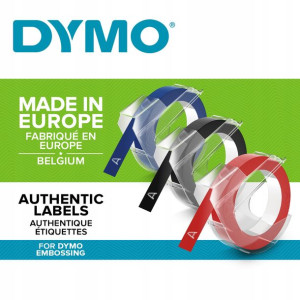 DYMO taśma 3D 3rolki*3m 9mm mix