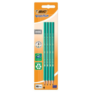 Ołówek BIC Evolution bez gumki HB 4 szt.