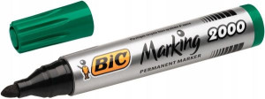 Marker permanentny BIC 2000 zielony okr.