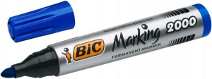 Marker permanentny BIC 2000 niebieski okr.