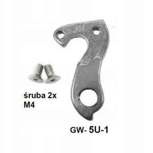 Hak przerzutki do ramy GW-5u-1