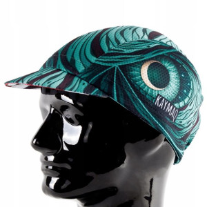 KAYMAQ DESIGN CZK116 BLUE MONSTER czapka kolarska