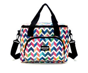Torba Termiczna Izolacyjna Lunch Box 10 Litrów (Wzór Paski)