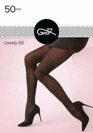 GATTA LOVELY 02 50DEN 2-S/Nero.Rosso
