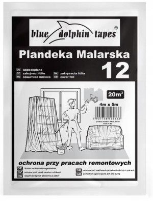 Plandeka Malarska Blue Dolphin 4m X 5m