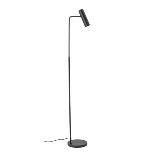 Lampa podłogowa Roberto czarna metalowa Bloomingville