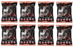 Alpha Spirit Kostki Przysmak Psa Wątróbka 8x50g