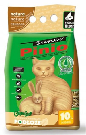 Benek Super Pinio Natura Żwirek Drewniany Kota 10l