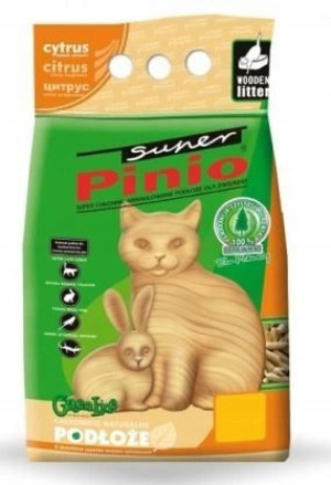 Benek Super Pinio Żwirek Kota 10l Cytrusowy