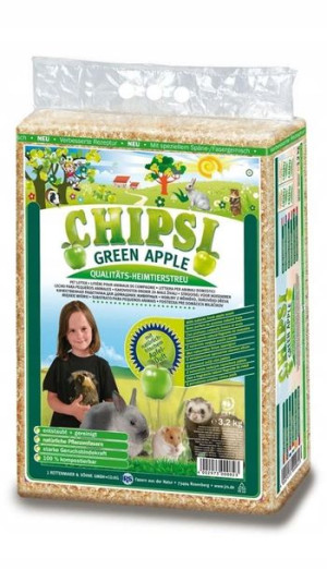 Chipsi Green Apple Trociny Dla Chomika Gryzoni 15l