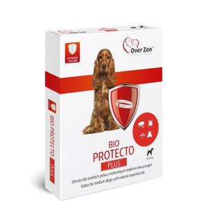 OVER ZOO Obroża bio protecto plus 60cm