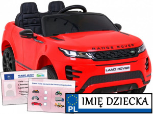 pojazd elektryczny Range Rover Evoque AUTO NA PILOTA uchwyt transporotwy
