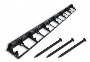 Obrzeże trawnikowe ogrodowe 58mm 1m KOTWY 3szt