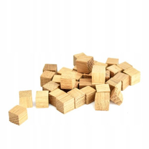 Kostki Dębowe Francuskie Średnio 1 X 1 X 1 50g