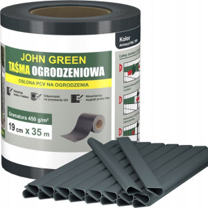 Taśma Ogrodzeniowa 190x35m Panel Ogrodzenie Grafit