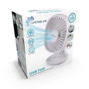 Lifetime - Mini Wentylator Biurkowy Usb