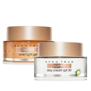 Avon Nutra Effects Ageless Zestaw przeciwzmarszczkowy do twarzy
