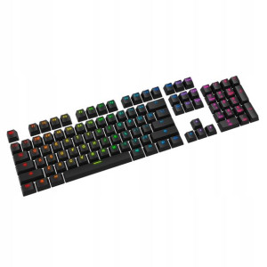 SPC Gear KC104 Black Double Shot PBT Keycaps