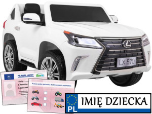 pojazd elektryczny Lexus LX570 AUTO NA PILOTA 4 silniki ZMIENNY NAPĘD