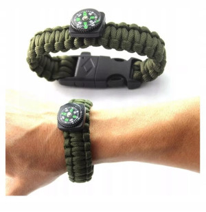 Bransoletka Survivalowa Paracord 5w1