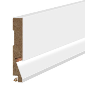 Led Listwa Przypodłogowa Biała Dekoracyjna Mdf