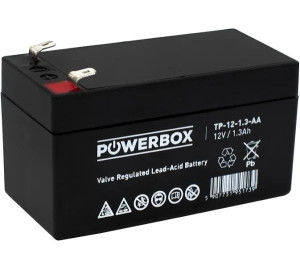 Akumulator Powerbox VRLA AGM 12V 1.3Ah