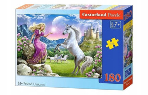 Puzzle 180 My Friend Unicorn CASTOR bcd