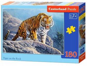 Puzzle 180 Tiger on the rock CASTOR bcd