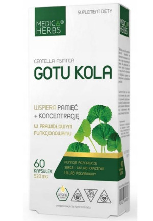 Medica Herbs gotu kola 520 mg 60 kap