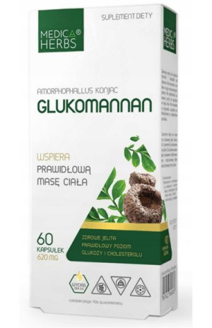 Medica Herbs glukomannan 620 mg 60k