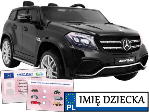 Mercedes GLS63 AUTO NA PILOTA NAWIEW NAPĘD 4x4 pojazd elektryczny
