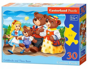 Puzzle 30 Goldilocks and Three Bears CASTOR bcd