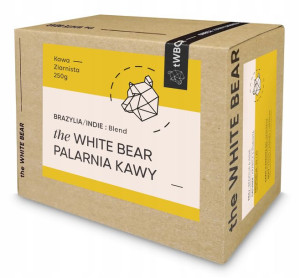 WBC ŻÓŁTA kawa ziarnista Brazylia-Indie Blend  250g