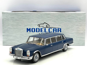 Mercedes 600 (W100) Pullman, dark blue MCG 1:18