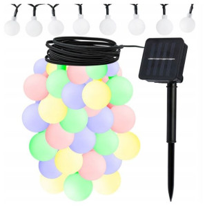 Girlanda ogrodowa solarna ozdobna PARTY MILK 30xLED