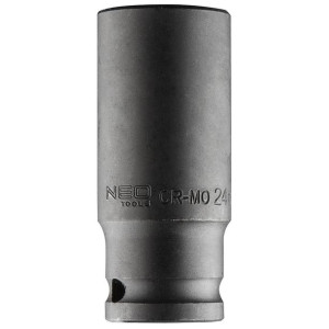 Nasadka 1/2" Udarowa 24mm 6-kątna Długa Neo 12-324