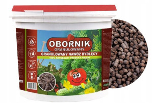 Nawóz naturalny obornik bydlęcy granulowany 5l