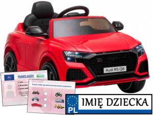 AUTO NA PILOTA AUDI RS Q8 POJAZD ELEKTRYCZNY dla dzieci melodyjki