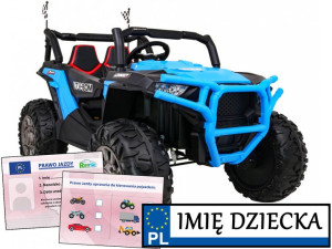 auto terenowe BUGGY RACER NA AKUMULATOR dwuosobowe 4x4 PILOT