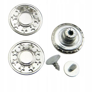 Guziki do spodni, jeansu 17 mm, 10 sztuk, wzory