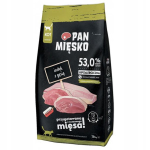 Pan Mięsko Indyk z gęsią S dla kota 1,6kg