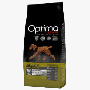 OPTIMANOVA Adult Mini Digestive BEZGLUTENOWA 8kg